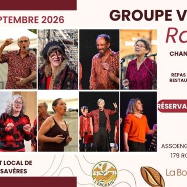 CONCERT | L&rsquo;Engrain à Savères – vendredi 11 septembre – 20h00